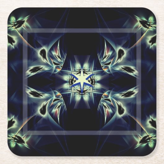 Dessous-de-verre Carré En Papier Suivre ma propre étoile (Devant)