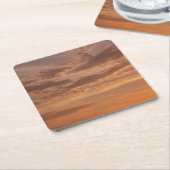 Dessous-de-verre Carré En Papier Sunset Clouds II Pastel Nature Abstraite (Incliné)