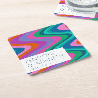 Super couleur vert violet Mariage rétro personnali