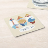 Dessous-de-verre Carré En Papier SURF ! Surf (Incliné)