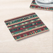 Dessous-de-verre Carré En Papier Sweat moche Noël 4 (Incliné)