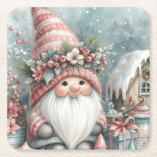 Dessous-de-verre Carré En Papier Sweet Gnome Elf