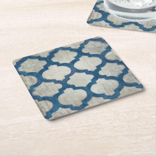 Dessous-de-verre Carré En Papier Symétrie II de spectre (Incliné)