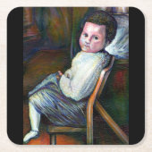 Dessous-de-verre Carré En Papier Synésie (Devant)