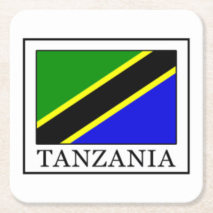 Dessous-de-verre Carré En Papier Tanzanie