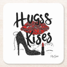 Tapis de verre Hugs & Kisses Paper par Gaile (6)