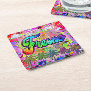 Dessous-de-verre Carré En Papier Tapisserie Express Coaster Fresno