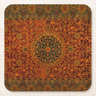 Dessous-de-verre Carré En Papier Tapisserie tapis moquette William Morris