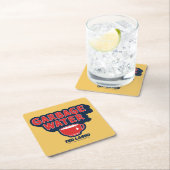 Dessous-de-verre Carré En Papier Ted Lasso | Garbage Water Tea Graphic (En situation)