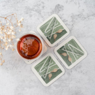 Dessous-de-verre Carré En Papier Tennis Country Club   Enterrement de vie de jeune 