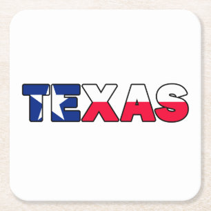Dessous-de-verre Carré En Papier Texas