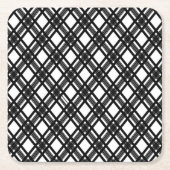 Dessous-de-verre Carré En Papier Texture de rayures (Devant)