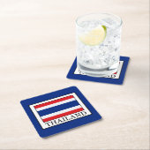 Dessous-de-verre Carré En Papier Thaïlande (En situation)