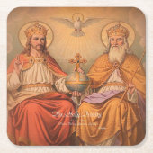 Dessous-de-verre Carré En Papier The Holy Trinity (Devant)