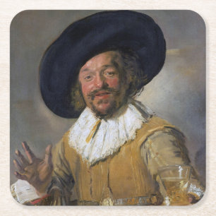 Dessous-de-verre Carré En Papier The Merry Drinker, Frans Hals, 1628-1630