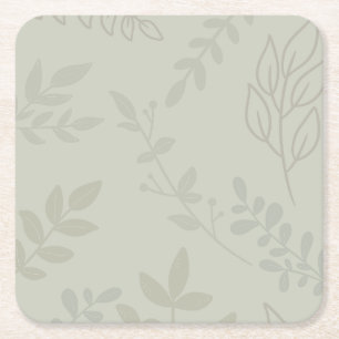 Dessous-de-verre Carré En Papier Thème Woodland