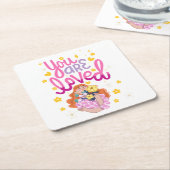 Dessous-de-verre Carré En Papier Throw Pillow (Incliné)