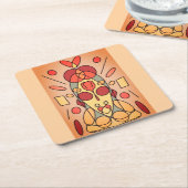 Dessous-de-verre Carré En Papier Throwpillows (Incliné)