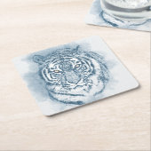 Dessous-de-verre Carré En Papier tigre (Incliné)