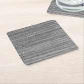 Dessous-de-verre Carré En Papier Tissu gris (Incliné)