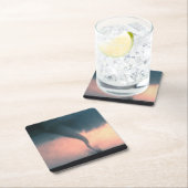 Dessous-de-verre Carré En Papier Tornade (En situation)