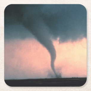 Dessous-de-verre Carré En Papier Tornade
