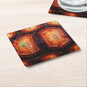 Dessous-de-verre Carré En Papier Tortois