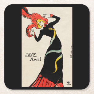 Dessous-de-verre Carré En Papier Toulouse-Lautrec