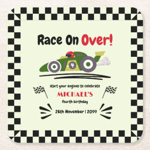 Dessous-de-verre Carré En Papier Tout âge Anniversaire Prêt Ensemble Devenez écolo 