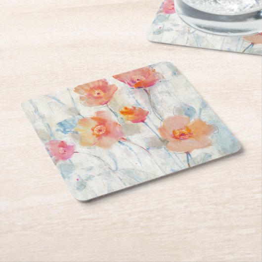 Dessous-de-verre Carré En Papier Translucide II (Incliné)