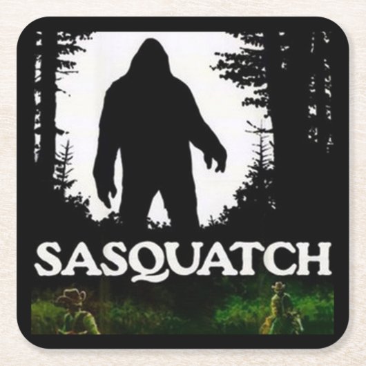 Dessous-de-verre Carré En Papier Très Cool Sasquatch (Devant)