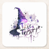 Dessous-de-verre Carré En Papier Tricoter ou traiter (Devant)