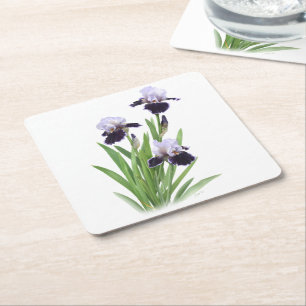 Dessous-de-verre Carré En Papier Trio Iris