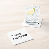 Dessous-de-verre Carré En Papier Troilo, mode drôle Tanguero Tango Dancer Milonga (En situation)