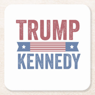 Dessous-de-verre Carré En Papier Trump Vance Kennedy reprend l'Amérique
