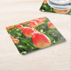 Dessous-de-verre Carré En Papier Tulip Heaven