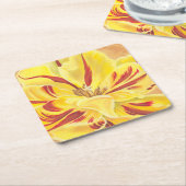 Dessous-de-verre Carré En Papier Tulip Power II (Incliné)