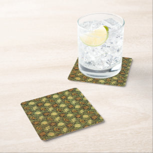 Dessous-de-verre Carré En Papier Tulipe et Lily, motif célèbre,
