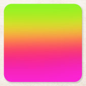 Dessous-de-verre Carré En Papier Tutti Frutti Gradient (Devant)
