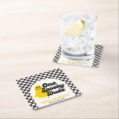 Dessous-de-verre Carré En Papier Un Mec Éffrayant Halloween Super Premier anniversa (En situation)