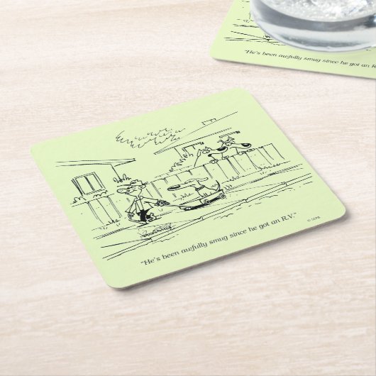 Dessous-de-verre Carré En Papier Un nouveau tour (Incliné)