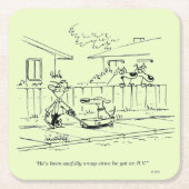 Dessous-de-verre Carré En Papier Un nouveau tour (Devant)