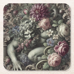 Dessous-de-verre Carré En Papier 🎭 Une comédie colossale – Gothique victorien