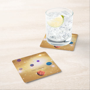 Dessous-de-verre Carré En Papier Univers