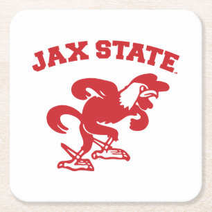 Dessous-de-verre Carré En Papier Université d'État de Jacksonville JAX State Gameco