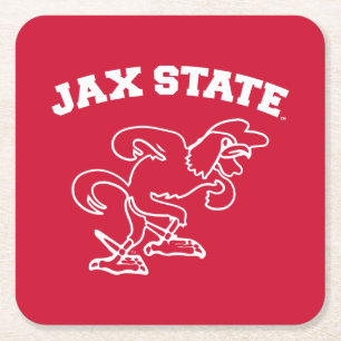 Dessous-de-verre Carré En Papier Université d'État de Jacksonville JAX State Gameco