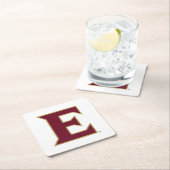 Dessous-de-verre Carré En Papier Université Elon E (En situation)