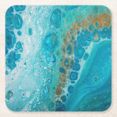 Dessous-de-verre Carré En Papier Vague écrasante (Devant)