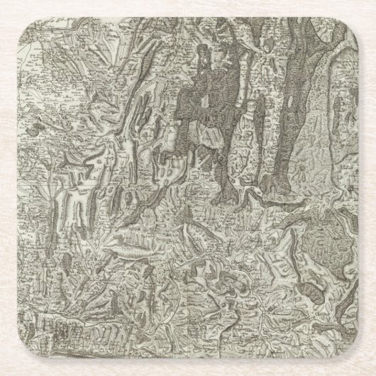 Dessous-de-verre Carré En Papier Valence (Devant)