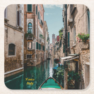 Dessous-de-verre Carré En Papier Venise Italie La ville flottante